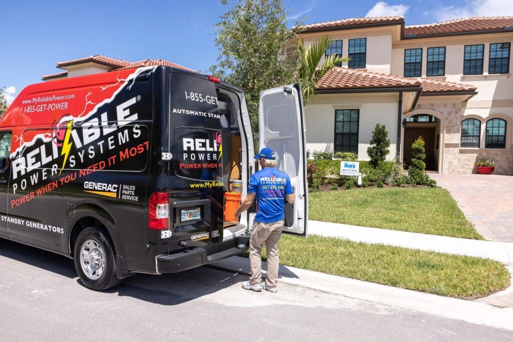 Team Member Arriving at a Customer Home